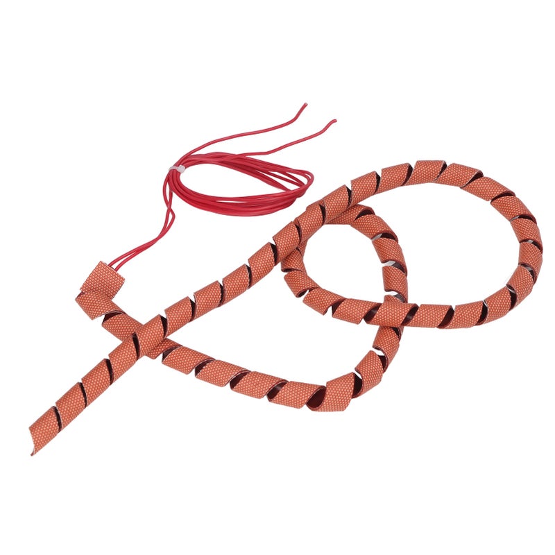 Spiral Silicone Heating Tape Pipe Heating Heat Trace Cable Wrap for Freeze Protection 220V 70W - Image 1