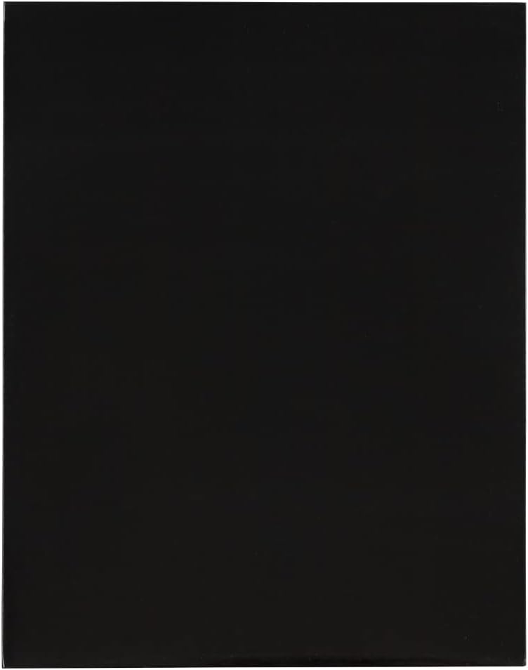 JAM Paper مجلدات مدرسية لامعة ذات جيبين - حجم خطاب - أسود لامع - عبوة 25/حزمة - Image 3