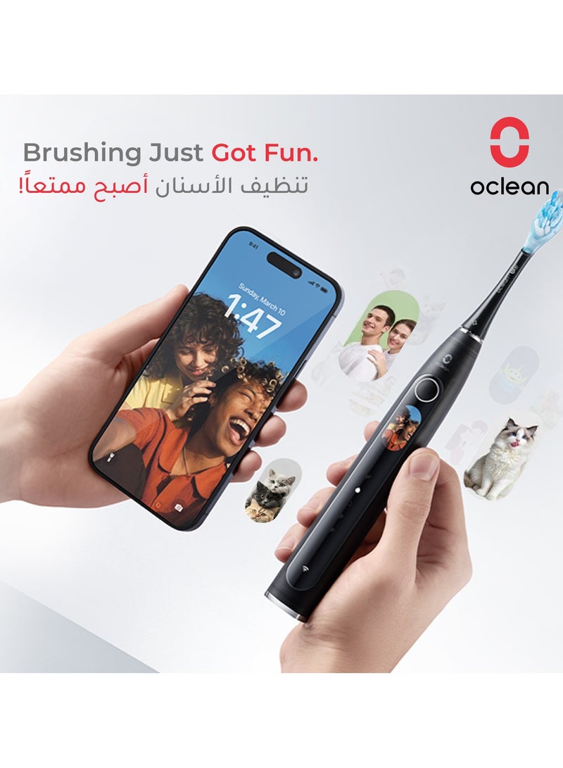 Oclean X Pro 20 Smart Sonic Electric Toothbrush — White — Smart Display – 84 , 000 Movements – Deep Clean - Image 3