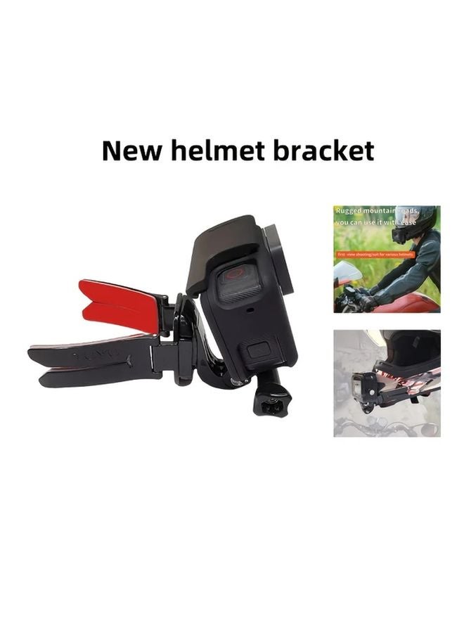 حامل ذقن الخوذة GP522B لكاميرا GoPro Hero 10 و9 و8 و7 و6 و5 وكاميرا DJI Insta360 أكشن - Image 2