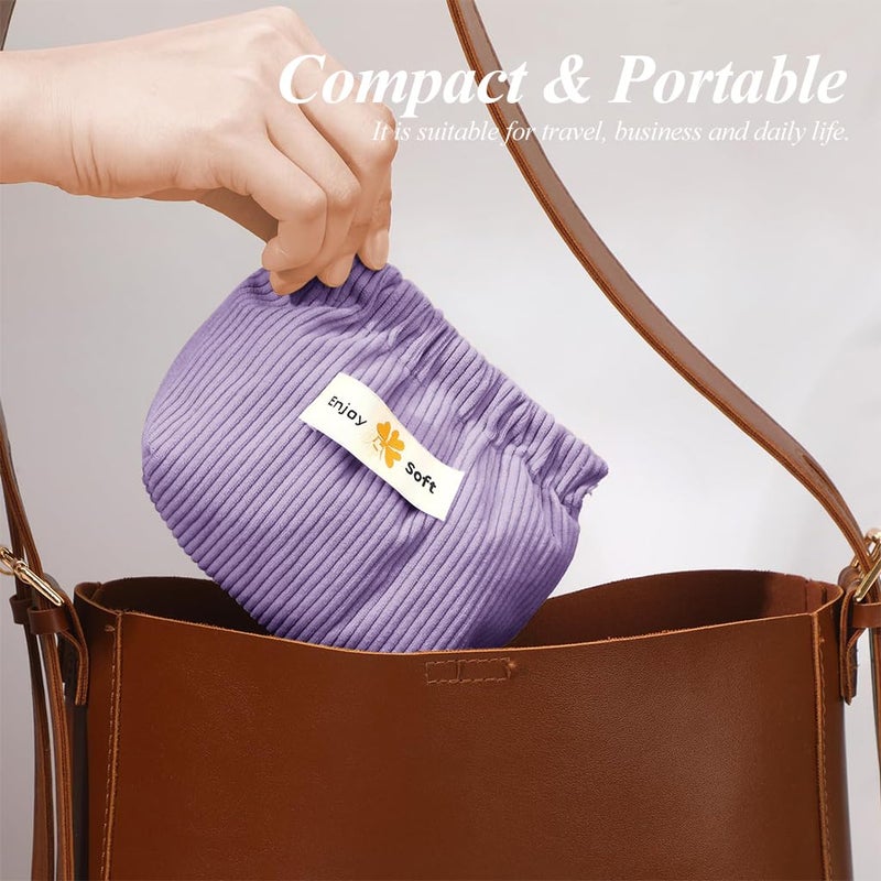 May Create MAYCREATE® 4pcs Corduroy Storage Pouch Coin Bags Corduroy Storage Bag Easy Squeeze Open Bag Cash Bag Small Jewelry Organizer Bag Coin Bag Travel Makeup Storage Pouch - Image 2
