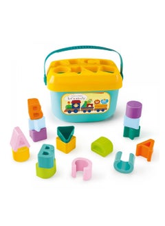 Stacking Toy Baby First Blocks Set of 16 Shapes for Sorting Play
