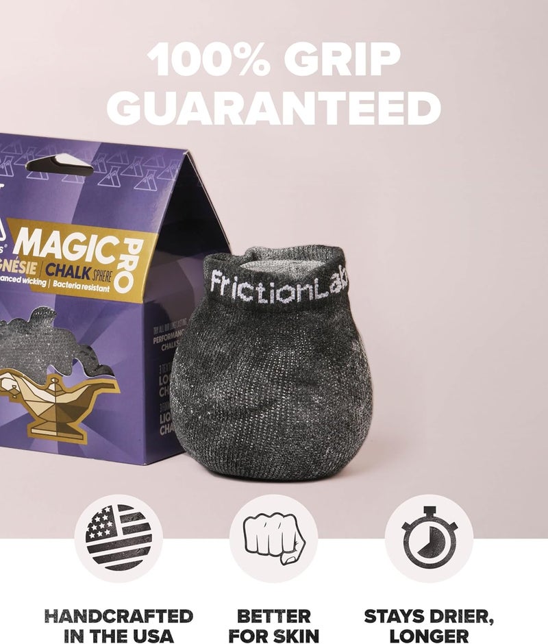 Friction Labs Store Gym Chalk – Magic Ball, PRO Ball (Chalk Bag Sock) | Non-Toxic Climbing Chalk for Bouldering, Gymnastics & More - Image 3
