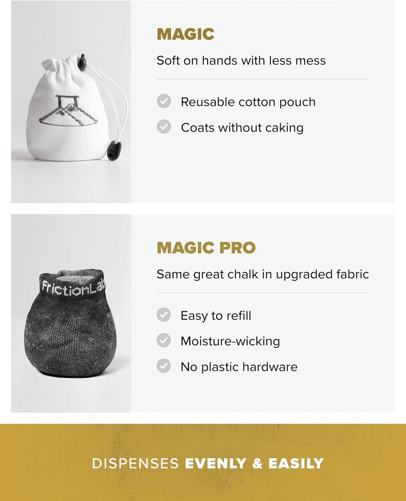 Friction Labs Store Gym Chalk – Magic Ball, PRO Ball (Chalk Bag Sock) | Non-Toxic Climbing Chalk for Bouldering, Gymnastics & More - Image 4