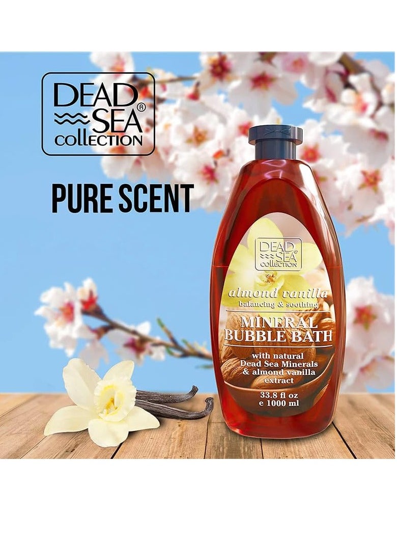 Dead Sea Collection Bubble Bath with Almond Vanilla for Women and Men - Sweet Almond Oil and Dead Sea Salt - Nourishing and Moisturizing Skin - Pack of 2 (67.6 fl.oz) - pzsku/ZDB3D0A6111E2F6AA6C9FZ/45/_/1733559239/301fda07-8d53-49e0-b55d-1d4ea6eb9357