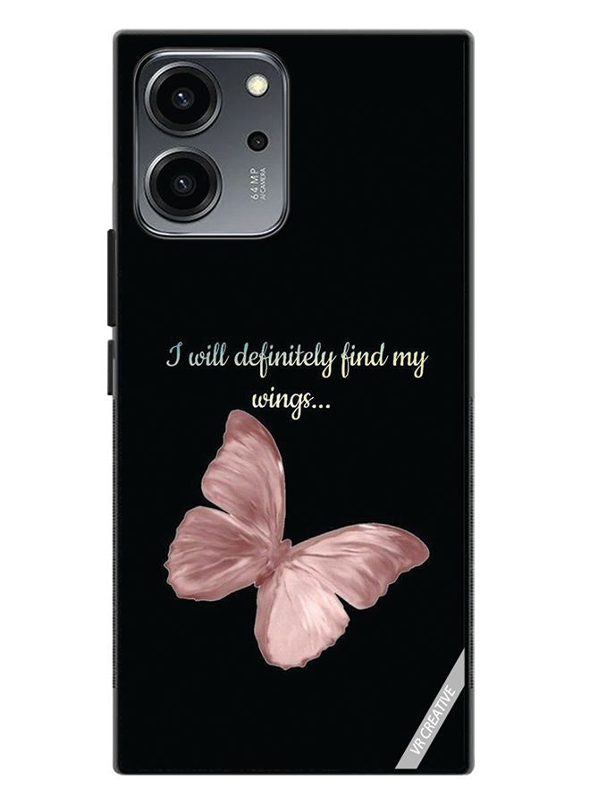 VR CREATIVE Protective Case Cover For Honor 80 SE I Will Definitely Fimd My Wings Design Multicolour - Image 1