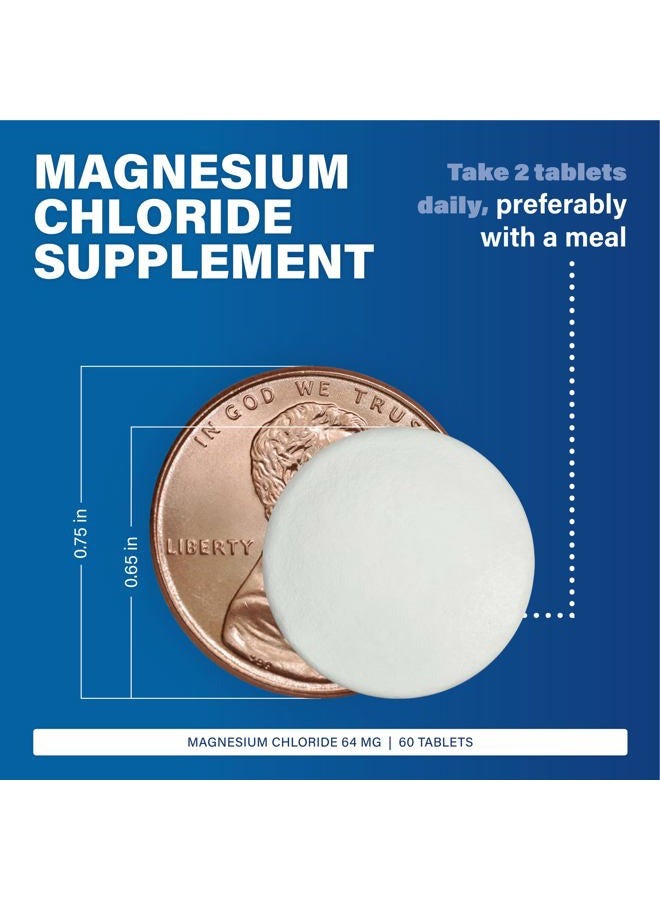 Major Pharmaceuticals MagDelay 64mg Delayed-Release Magnesium Supplement 60 Count Tablets [3-Pack] - Image 3