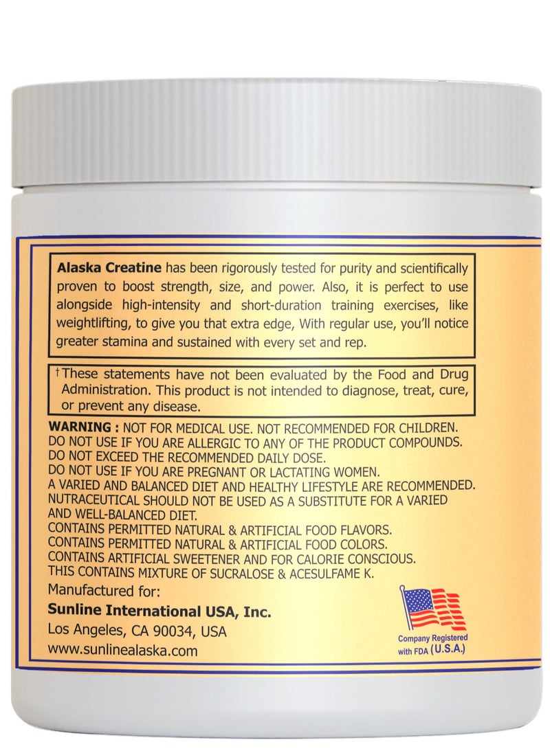 Sunline Sunline Alaska Creatine XS 3000mg - Virgin Margarita  - Image 2