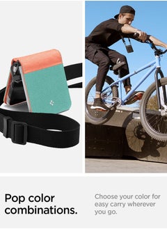 Spigen Compoty Samsung Galaxy Z Flip 4 Case Cover with Strap - Cotton Candy  - Image 3