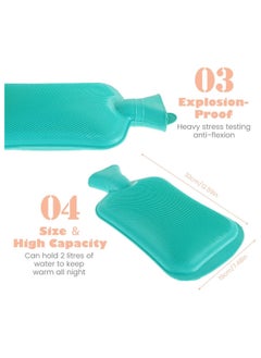 Generic Hot Water Bag with Fluffy Cover BPA Free Hot Water Bottle For Shoulder Neck and Muscle Pain Hand And Feet Warmer Menstrual Cramps Hot Compress And Cold Therapy (Random Design and Color)  - Image 5