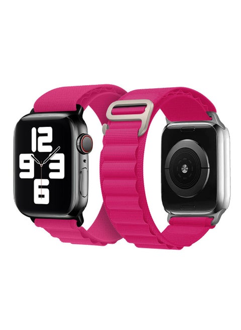 Alpine Loop Band For Apple Watch Band 38mm/40mm/41mm Nylon Woven Sport Strap Compatible with iWatch Series 7/SE/6/5/4/3/2/1 Adjustable Strap