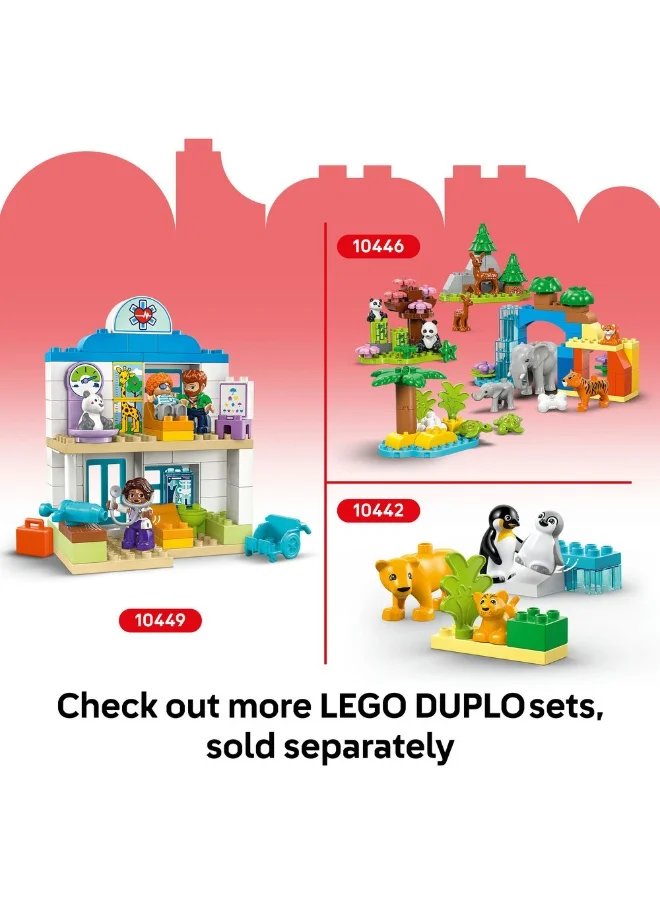 ليغو لعبة بناء سائقي وسيارات سباق الفورمولا 1® من LEGO® DUPLO® Town للمرح العائلي 10445