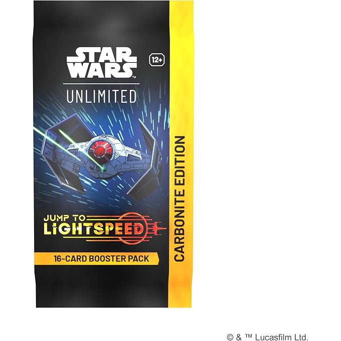 فانتزي فلايت غايمز مجموعة بطاقات Star Wars: Unlimited TCG Jump to Lightspeed Carbonite Booster Display - 12 عبوة، بطاقات حصرية، بطاقات لامعة، وإصدارات Hyperspace! للأعمار من 12 سنة فما فوق، لاعبين أو أكثر، مدة اللعب 20 دقيقة، من إنتاج | مجموعة من 24 عبوة معززة، بطاقات حصرية، بطاقات لامعة، وإصدارات Hyperspace! للأعمار من 12 سنة فما فوق، لاعبين أو أكثر، مدة اللعب 20 دقيقة - Image 2