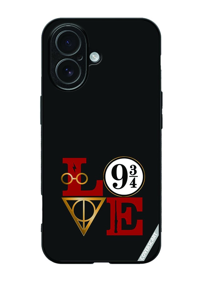 COVERSCART Protective Case Cover For Apple iPhone 17 Harry Potter Love Design Black