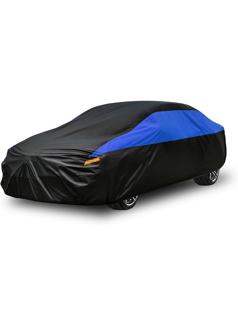 Relex Car Cover for Automobiles All Weather Waterproof, Universal Fit Sedan Chevrolet Corvette, Ford Fusion, Kia Stinger, Nissan Maxima, Buick Regal, Subaru Legacy, Honda Accord etc - Image 1