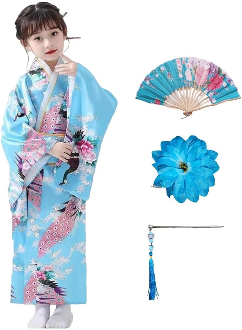 رداء كيمونو الياباني التقليدي من تشوياكيسي، زي تنكري للبنات الصغيرات - Image 1