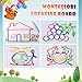 CHEROSIN Fine Motor Threading Boards for Kids Pencil Grasp Fine Motor Toys Sensory Learning Boards for Preschooler Calm Down Activity Therapy Toys Gifts for 3 4 5 6 Year Old Kids Boys Girls - Image 3