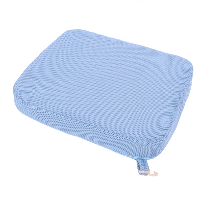 Shower Seat Cushion Breathable Comfortable Support Removable Washable Cover Bathtub Seat Cushion Blue - Image 3