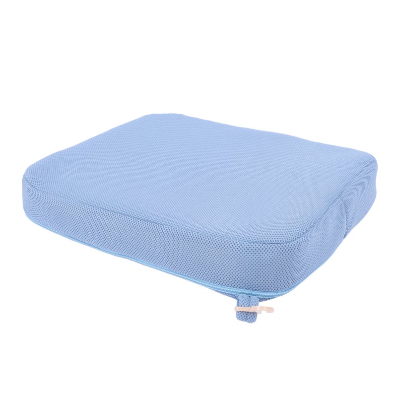 Shower Seat Cushion Breathable Comfortable Support Removable Washable Cover Bathtub Seat Cushion Blue - Image 2