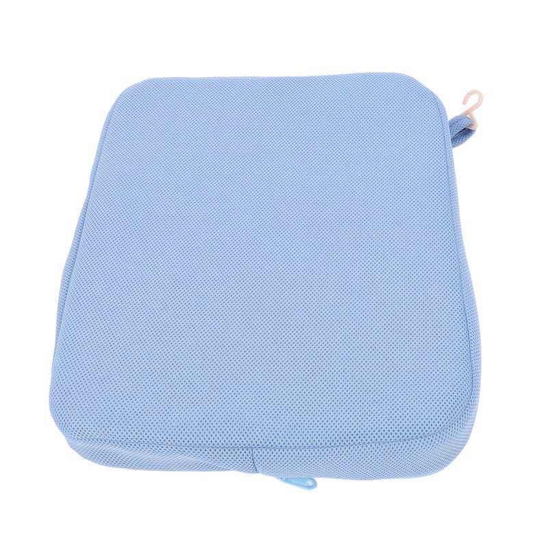 Shower Seat Cushion Breathable Comfortable Support Removable Washable Cover Bathtub Seat Cushion Blue - Image 5