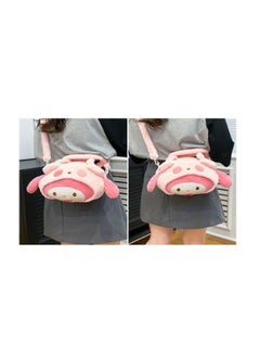 Melody Sanrio Melody Shoulder Bag Plush Bag Crossbody Bag Bucket Storage Bag  - Image 4