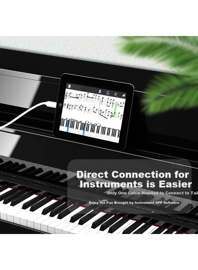 Xuanyi Apple Electric Piano Data Cable Electronic Piano Connection Cable Otg Conversion Midi Cable Usb To Host Conversion Cable For Iphone/ipad Yamaha Hamer Musical Instrument Electric Drum - Image 3
