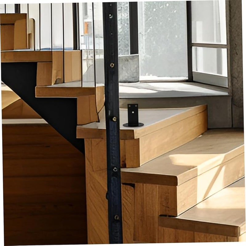 Tehaux 5 حزمة قوس درابزين الدرج دعامات درابزين للاستخدام الداخلي والخارجي - Image 5