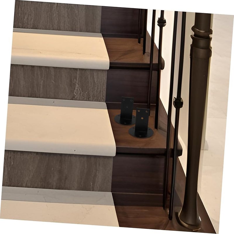 Tehaux 5 حزمة قوس درابزين الدرج دعامات درابزين للاستخدام الداخلي والخارجي - Image 3