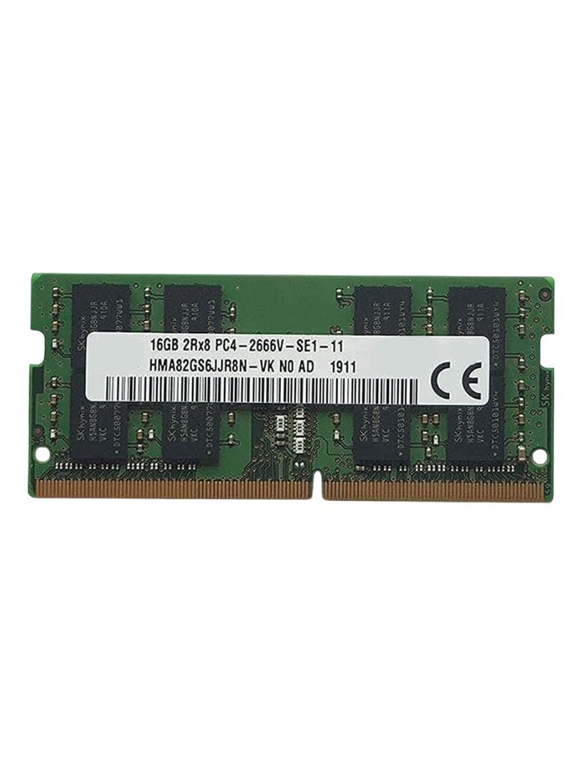 ماركة غير محددة ذاكرة لابتوب DDR4 بسعة 16 جيجا – 2666 ميجاهرتز – SO-DIMM 260 دبوس – HMA82GS6JJR8N-VK 