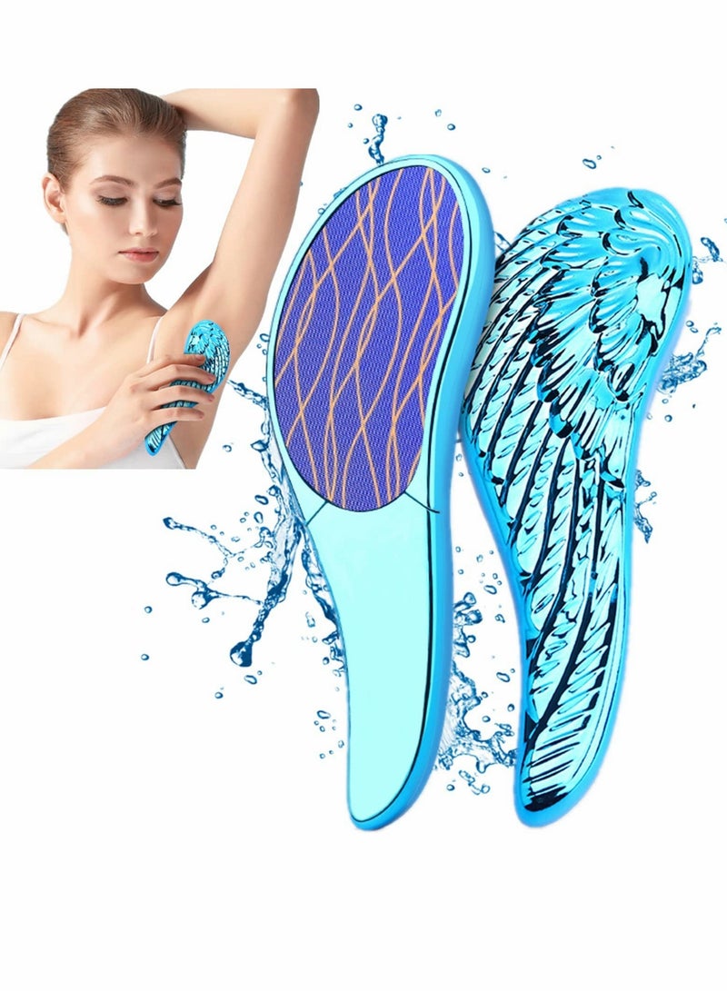 Excefore New Bleame Crystal Hair Eraser, Magic Wing Crystal Hair Removal, Exfoliation Painless Hair Removal Tool for Men & Women, - Image 1