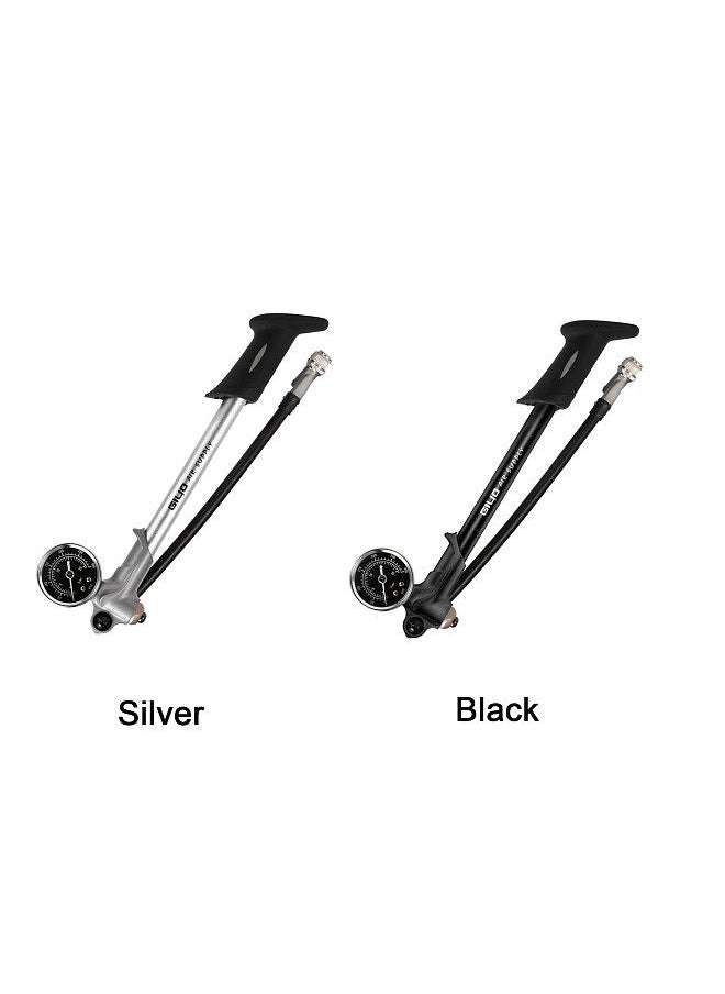 Giyo - 300PSI Front Fork and Front Suspension Pump With Gauge High Pressure Shock Pump with Lever Lock Schrader Valve Bicycle Air Shock Pump for MTB Mountain Bike - Image 1