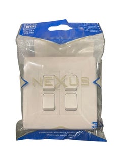 BG BG Nexus  20 Amp 16AX Quadruple 2 Way Plate Switches 