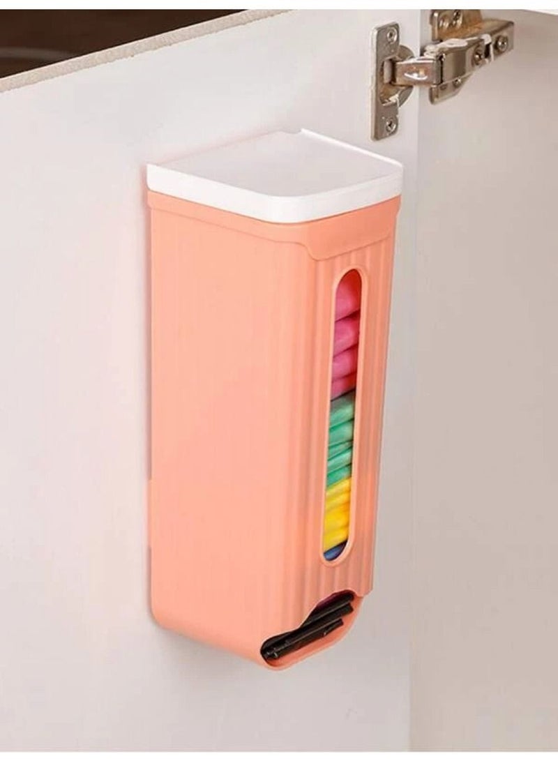 Wall-Mounted Garbage Bag Finishing Storage Box Kitchen Plastic Extraction Organizer - Image 3