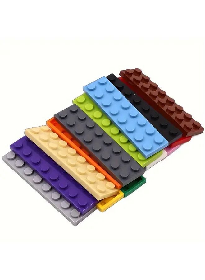 Pink ABS Building Blocks 12pcs Farm Garden Character Bricks DIY Scenery Toys - Image 4