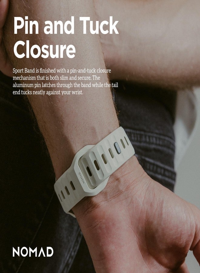 NOMAD Sport Band - 45mm | Stone Apple watch ultra 2 band, Designed to give your Apple Watch a modern and athletic look, Compatible with New Series 11, Ultra 1-3, Series 1-10, and SE - Image 5