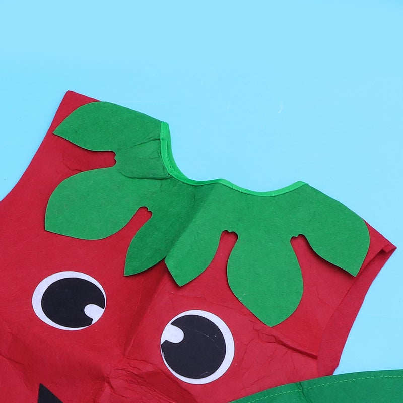 Children's Fruit Vegetables Costume Kids Party Clothing Costumes for Halloween Cosplay Holidy (Pepper) - Image 3