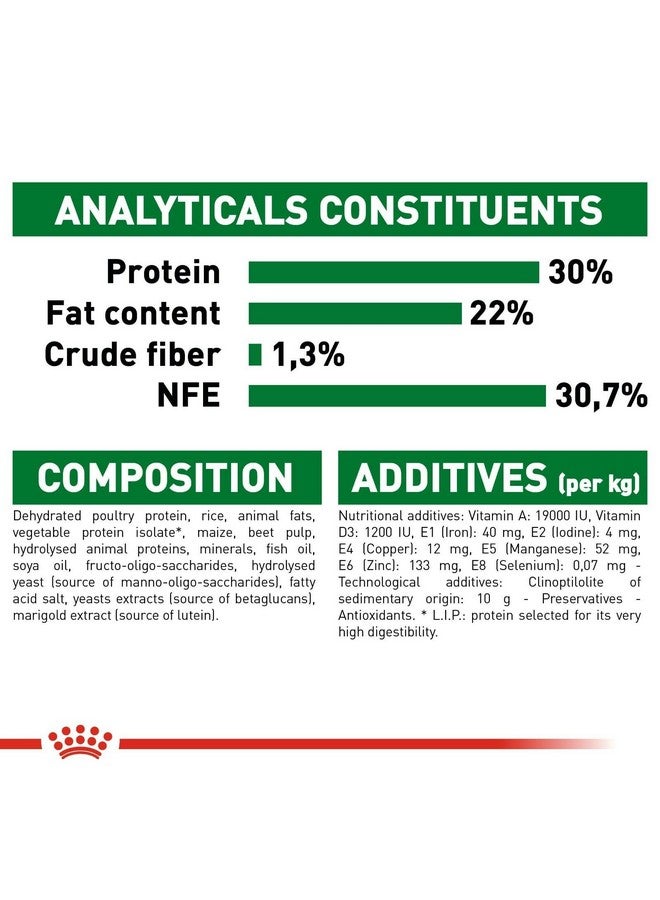 رويال كانين طعام كلاب رويال كانين للبالغين والأطفال الصغار، حبيبات صغيرة، بنكهة اللحوم، 4 كجم - Image 4