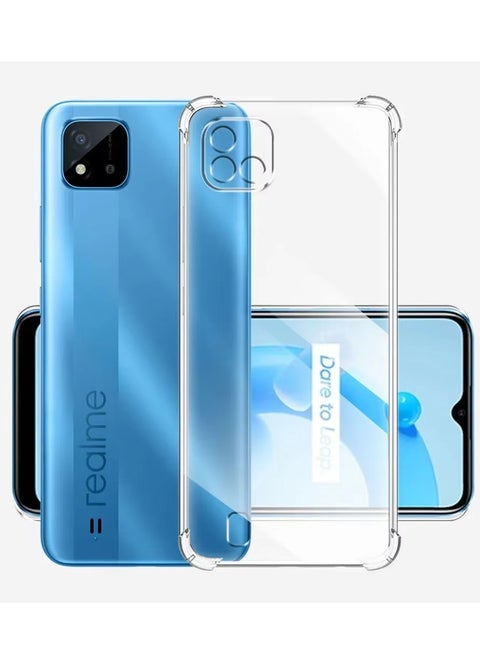 For Realme C11 /C20/C20A soft Anti shock cover Clear