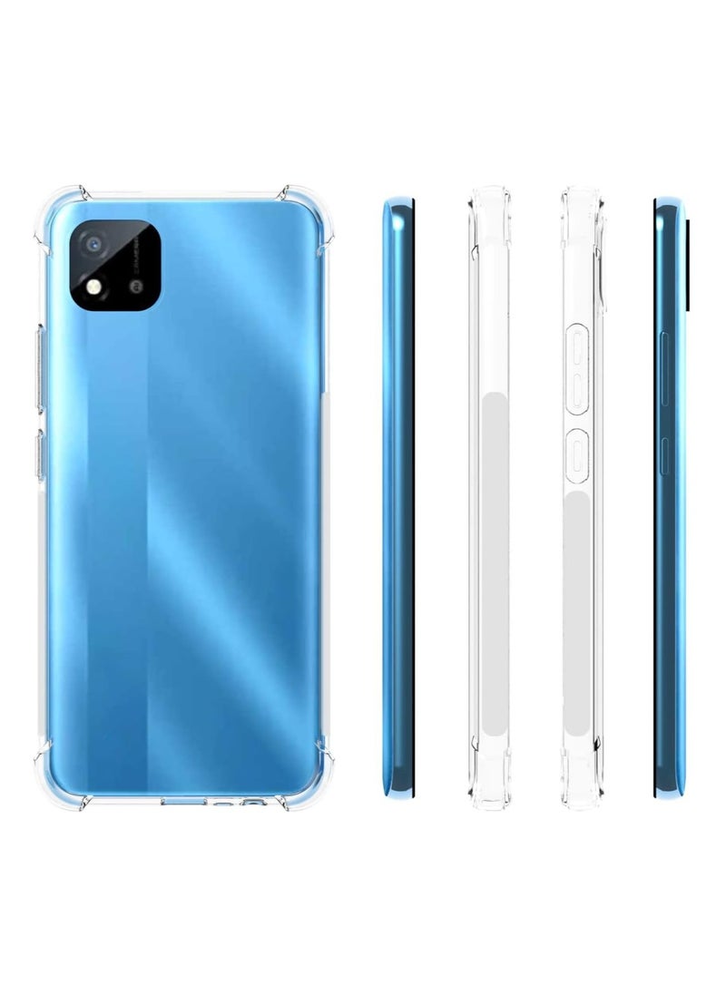 Generic - For Realme C11 /C20/C20A soft Anti shock cover Clear - Image 1