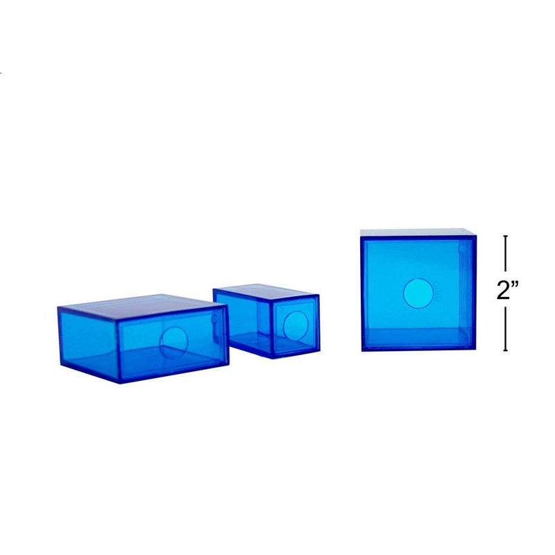 hand2mind hand2mind Blue Power Geometric Solids (Set of 12) - Image 5