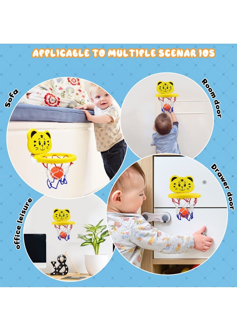 NIBEMINENT Basketball Hoop Bath Toy, Water Game Toys, 3 Inflatable Balls, Toys Set Gift for Baby Toddler Boys Girls 1 2 Toy - Image 5