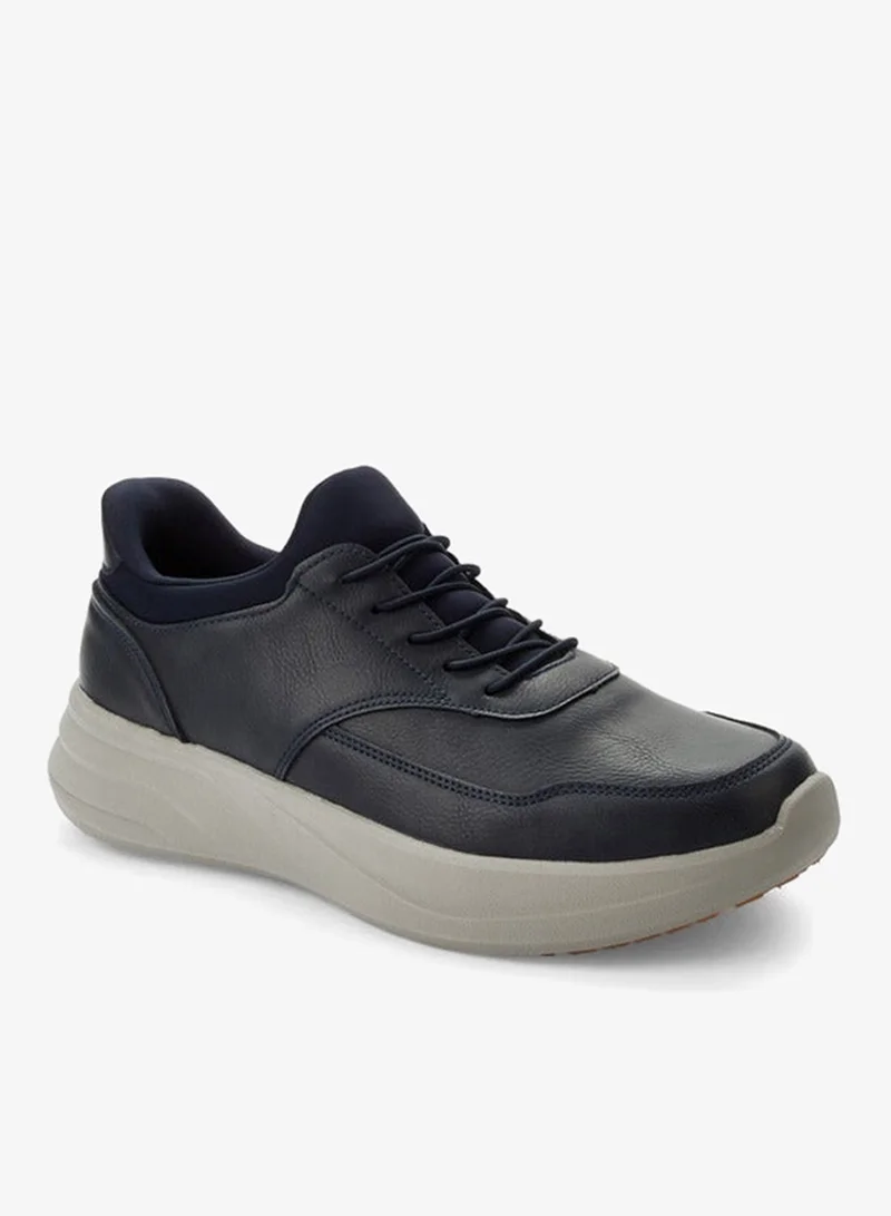Le Confort Men Lace-Up Ankle Sneakers