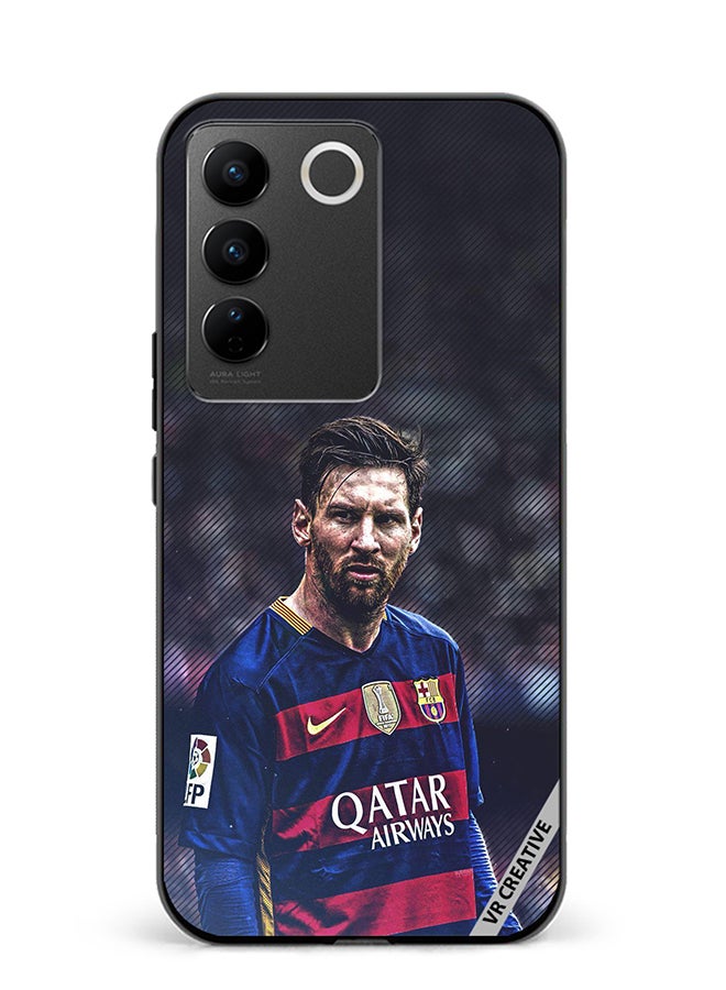 VR CREATIVE Protective Case Cover For Vivo V27e Messi Design Multicolour - Image 1