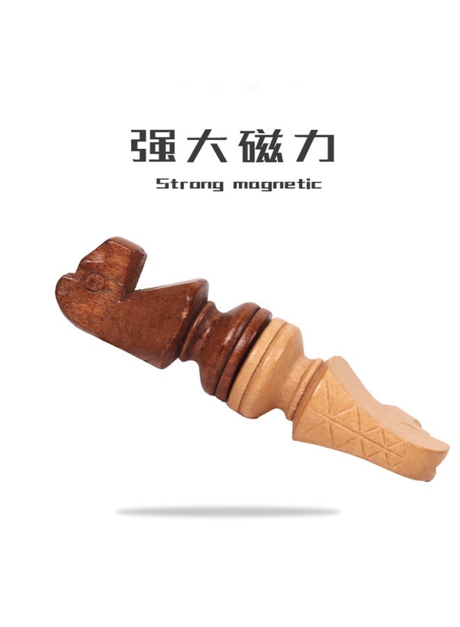 Direct Wooden Chess Pieces Magnetic Velvet King Height 1-3.5 Inches Without Chessboard - Image 4