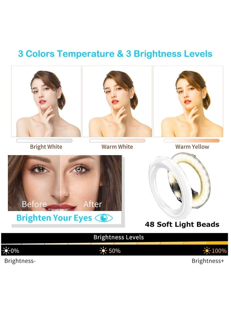 ELTRAZONE Selfie Stick with Light, LED Ring Light Battery Powered with Tripod Stand, Wireless Remote & Phone Holder for Live Stream, Makeup, video, Compatible with iPhone, Android Phone - Image 5