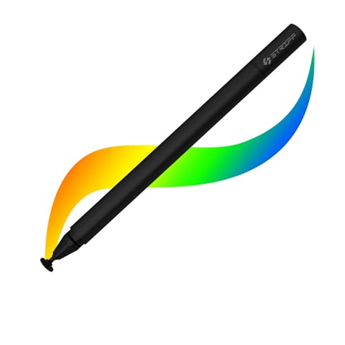 STRIFF Universal Capacitive Stylus, High-Precision Capacitive Pen for Touch Screen Devices (iPad, X/ 8/8 Plus, Samsung Galaxy Note 8 and More) Black - Image 1
