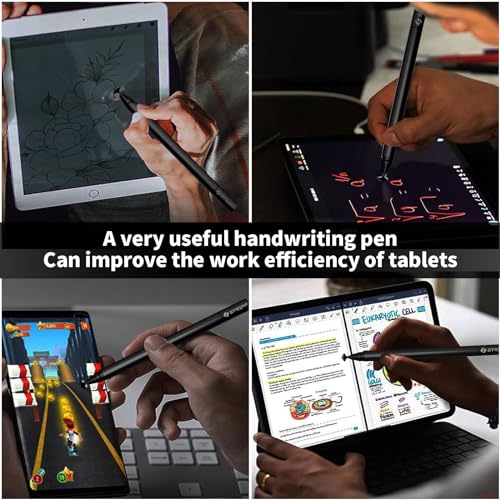 STRIFF Universal Capacitive Stylus, High-Precision Capacitive Pen for Touch Screen Devices (iPad, X/ 8/8 Plus, Samsung Galaxy Note 8 and More) Black - Image 4