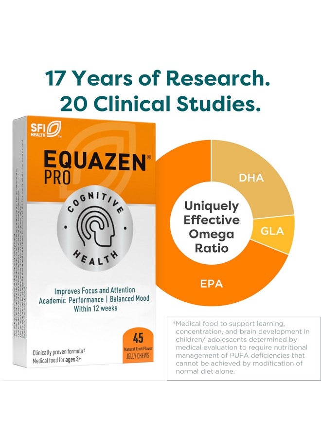 إكوازن زيت السمك Equazen Pro SFI Health Omega 6 & Omega 3 للأطفال والمراهقين - زيت السمك للأطفال لتعزيز التركيز والمزاج ودعم الدماغ - نسبة مثبتة سريريًا من EPA وGLA وDHA للأطفال (60 كبسولة هلامية)  - Image 4