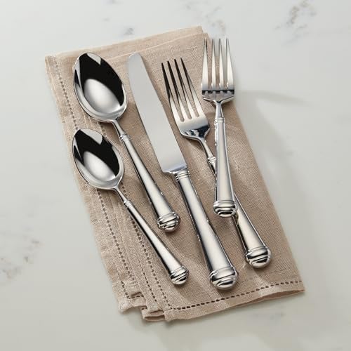Reed & Barton رييد وبارتون ألوارا طقم أدوات مائدة 5 قطع، 5 قطع، فضي - Image 4
