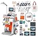 RedCrab Doctor Kit for Kids32PCS Kids Doctors Play Set with Medical CartStethoscope Thermometer and SyringeDentist Doctor Role Play Toy Gift for Girls Boys 345678 - Image 2